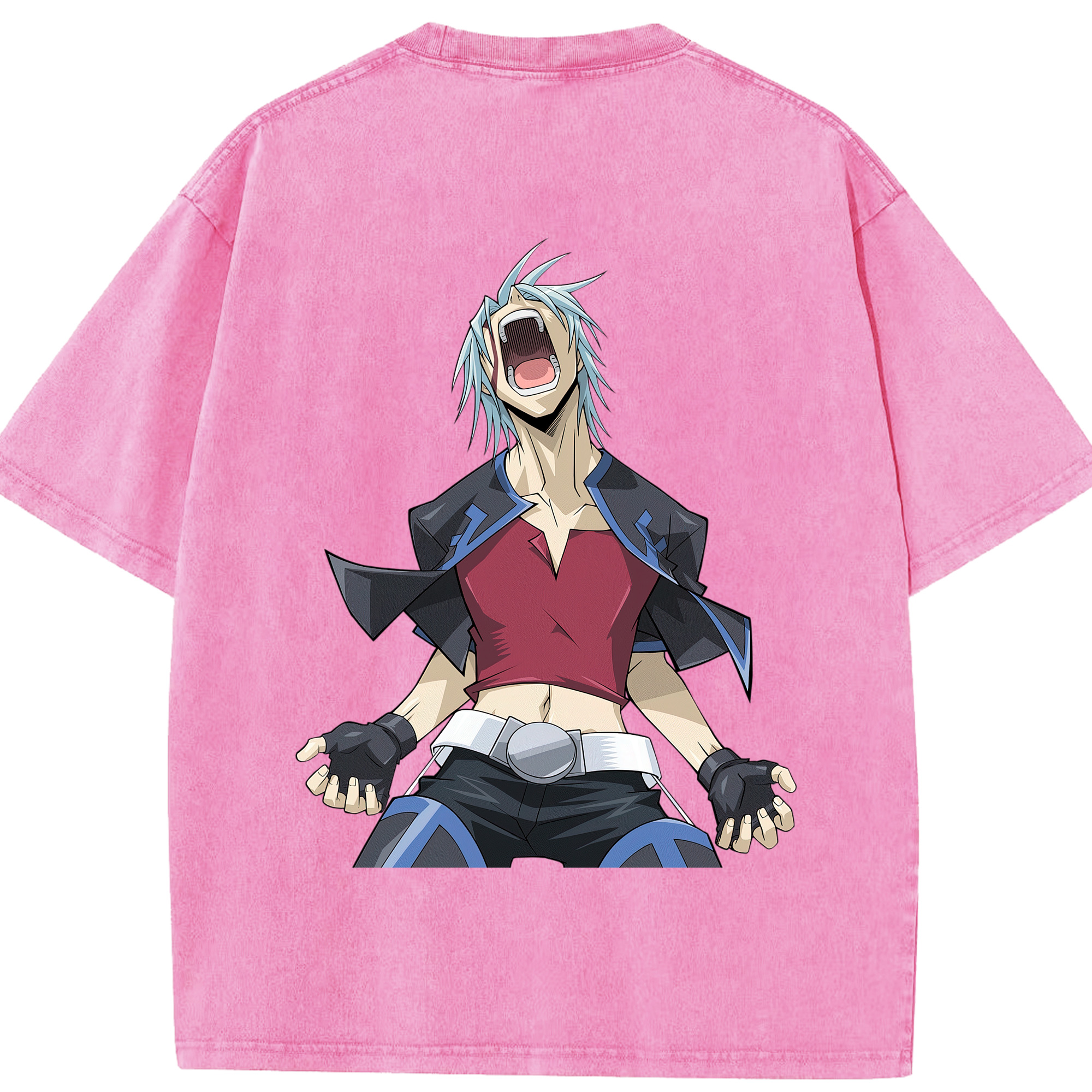 （画像用） 遊☆戯☆王 Yu-Gi-Oh! 綿100% ヴィンテージ風 半袖Tシャツ（背面プリント）